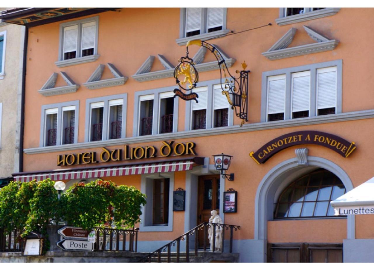 Hotel Lion D'Or Romont Екстериор снимка