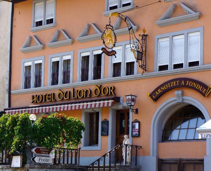 Hotel Lion D'Or Romont Екстериор снимка